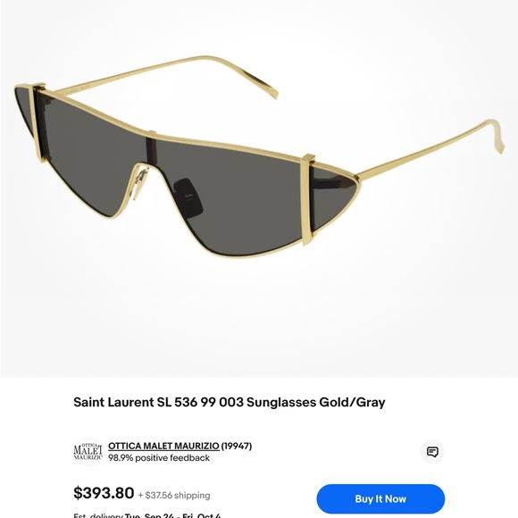 Saint Laurent Sunglasses Cat Eye - Picture 5 of 8